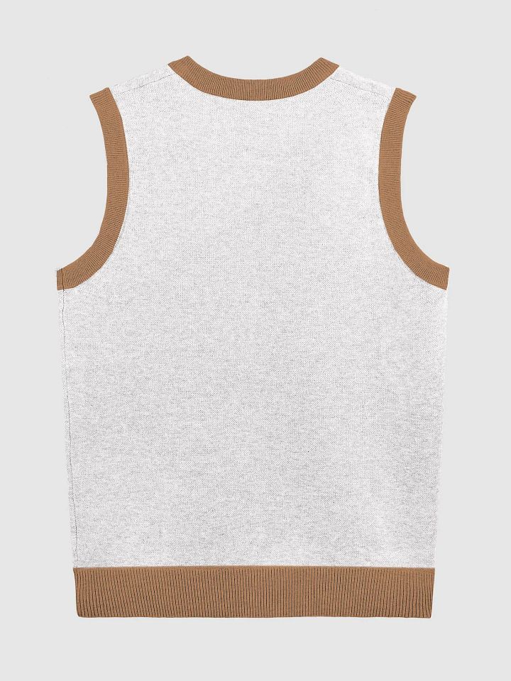 Un-Bear-Ably Cute Unisex Knitted V-Neck product image (6)