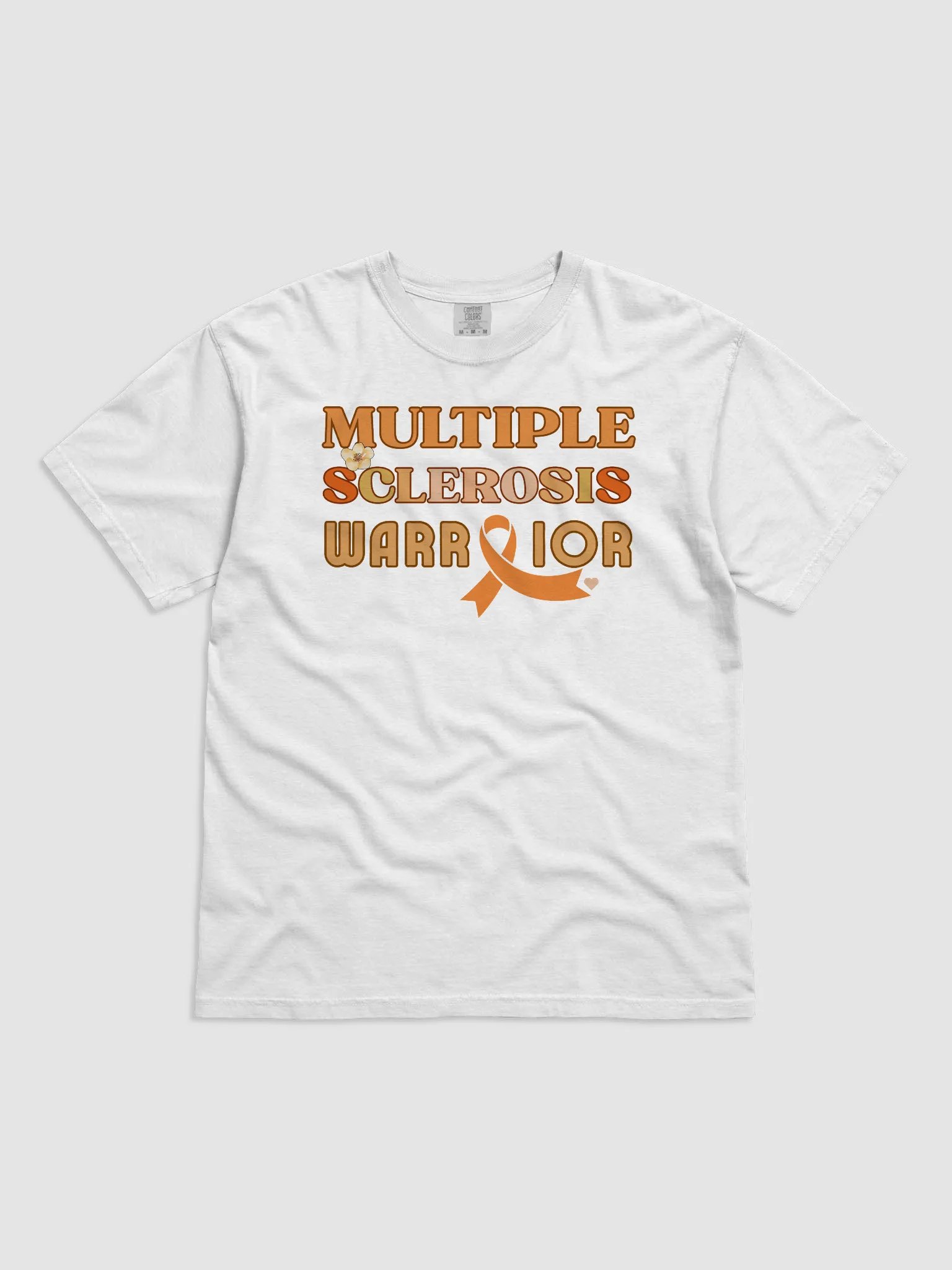 Multiple Sclerosis Warrior, Awareness Comfort Colors T-shirt product image (2)