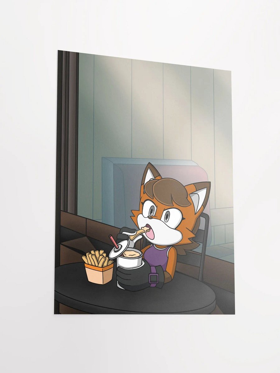 Outside the Burger Shop Matte Poster product image (3)