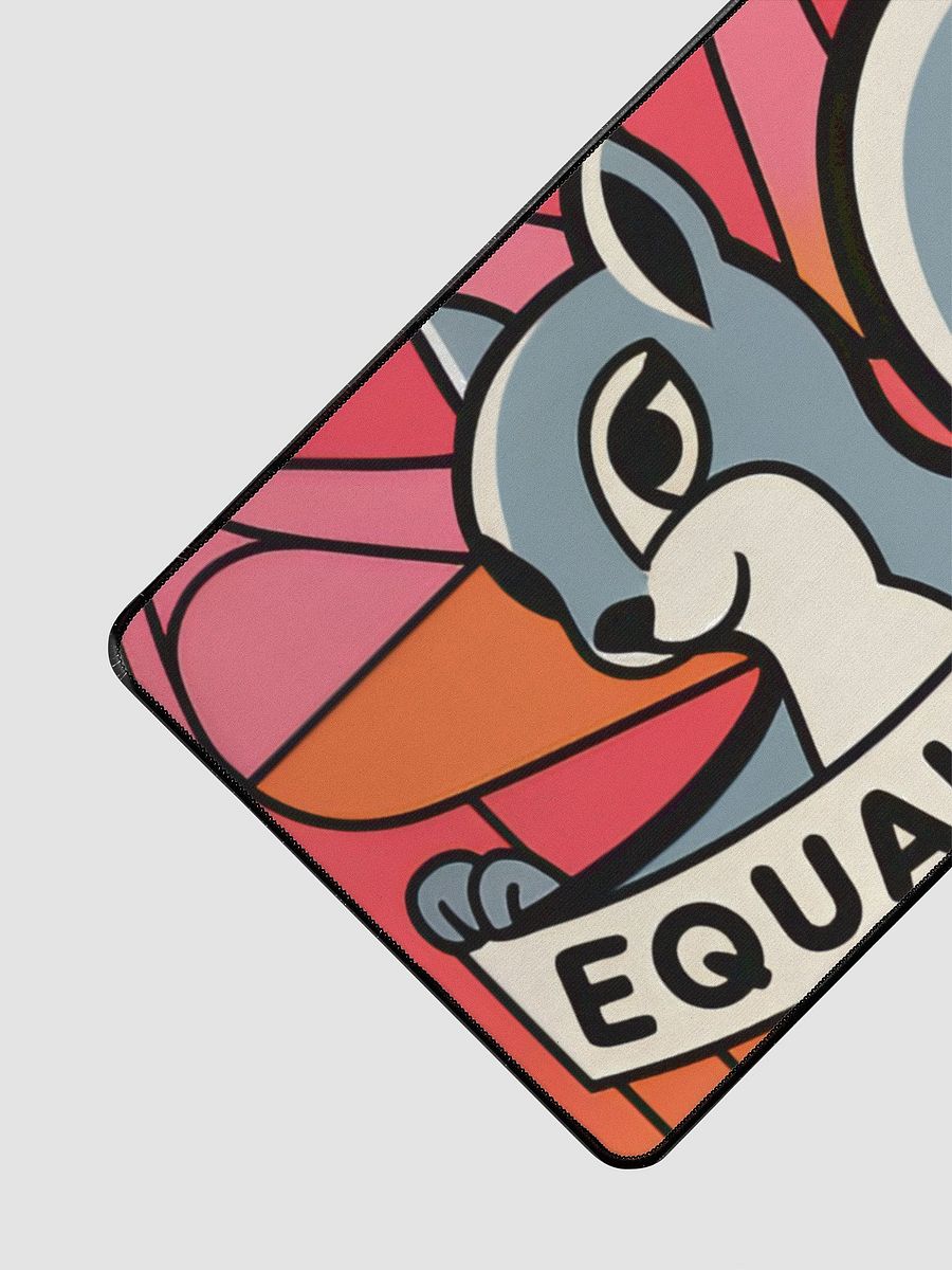 Desk Mat: Pooky Equality banner with red background product image (3)