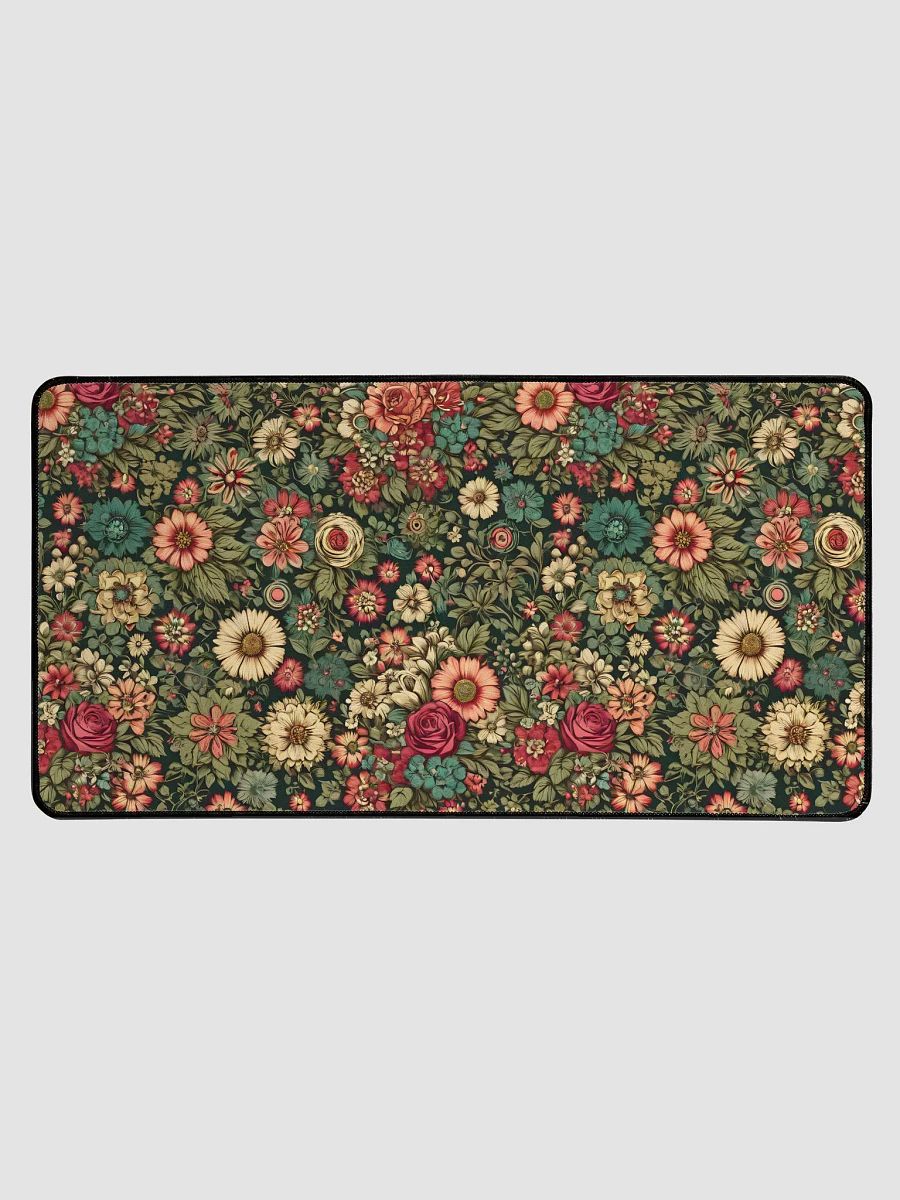 Desk Mat (31.5x15.5 inches) - Wilted Boho Floral Design product image (1)