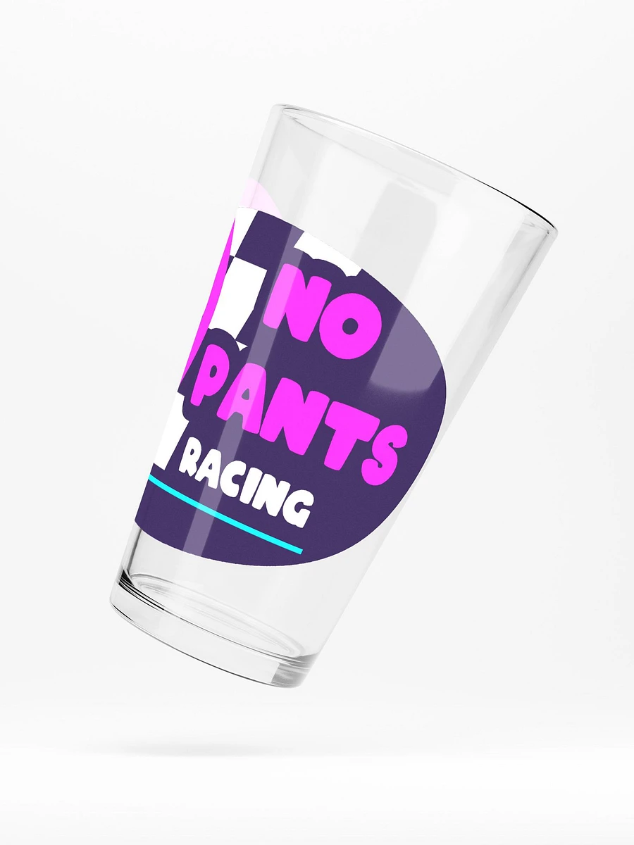 NO PANTS RACING PINT GLASS product image (5)