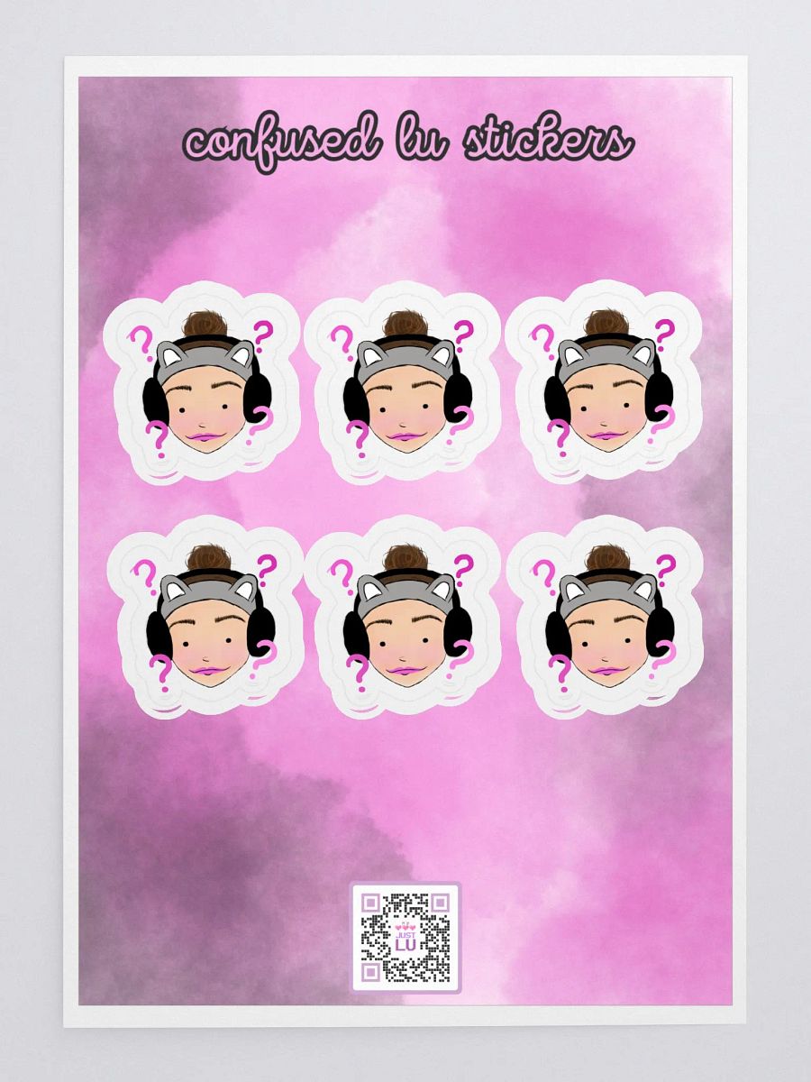 CONFUSED LU Sticker Sheet product image (3)