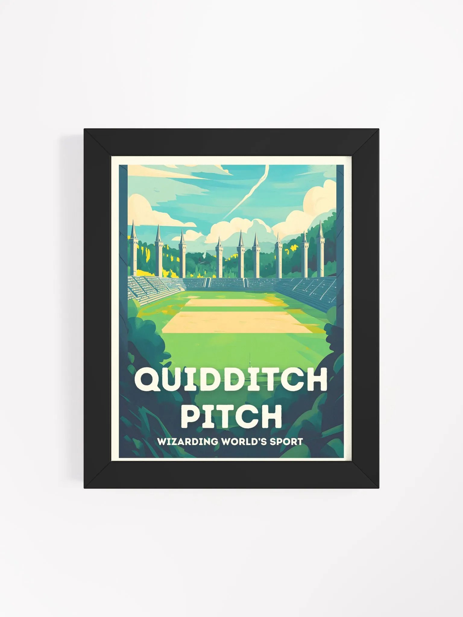 The Quidditch Pitch Vintage Travel Poster product image (4)