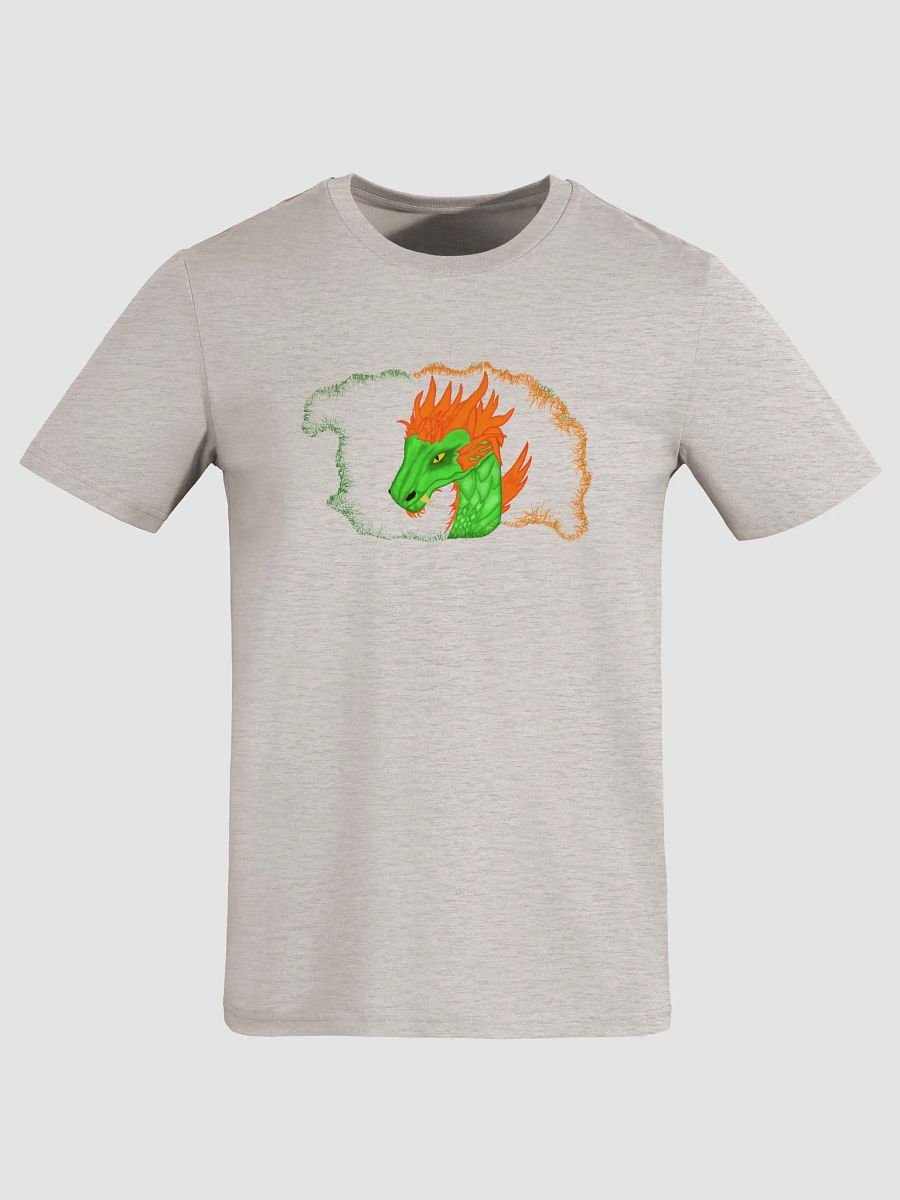 Fierce Dragon Head Organic Cotton T-Shirt product image (1)