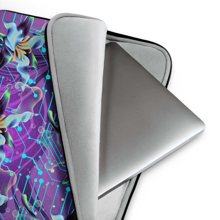 purple mood Circuit Laptop Sleeve for Techi gents and ladies product image (4)