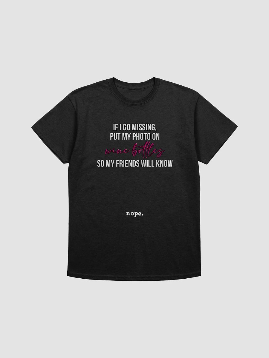 nope. resolute - wine tee product image (1)