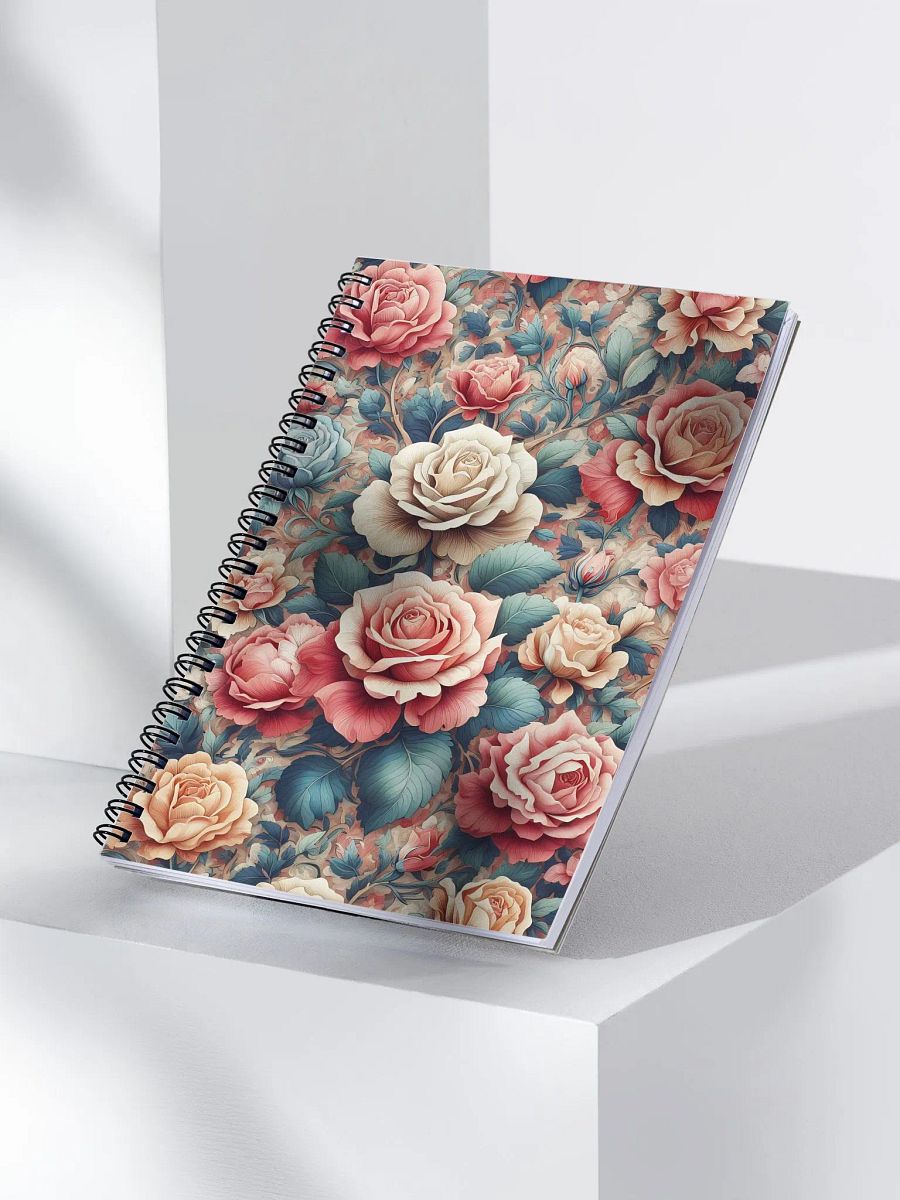 Royal Floral Spiral Notebook product image (3)