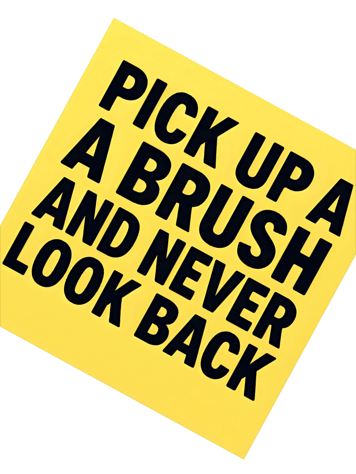 Pick Up A Brush And Never Look Back Sticker product image (6)