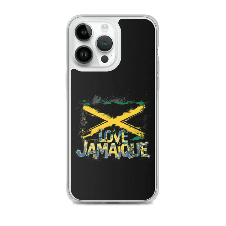 Jamaican Love Splash iPhone® Clear Case product image (2)