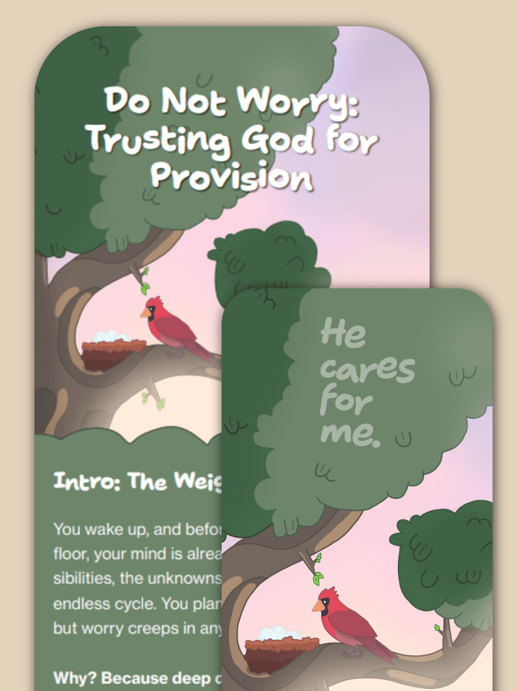 Do Not Worry: Trusting God for Provision product image (1)
