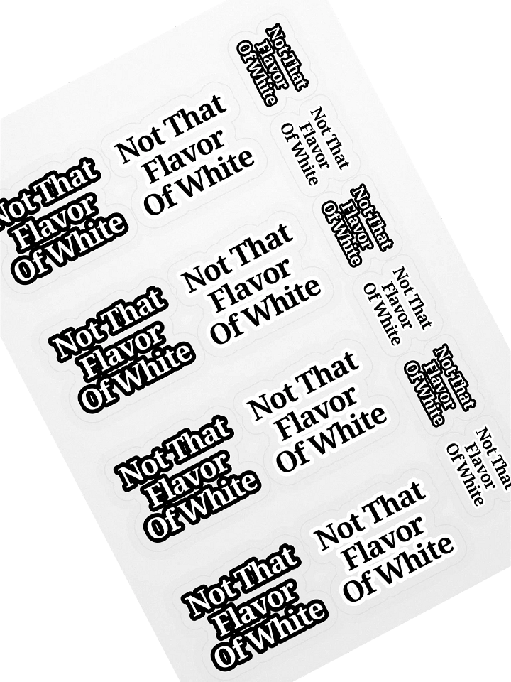 Not that flavor of white product image (1)
