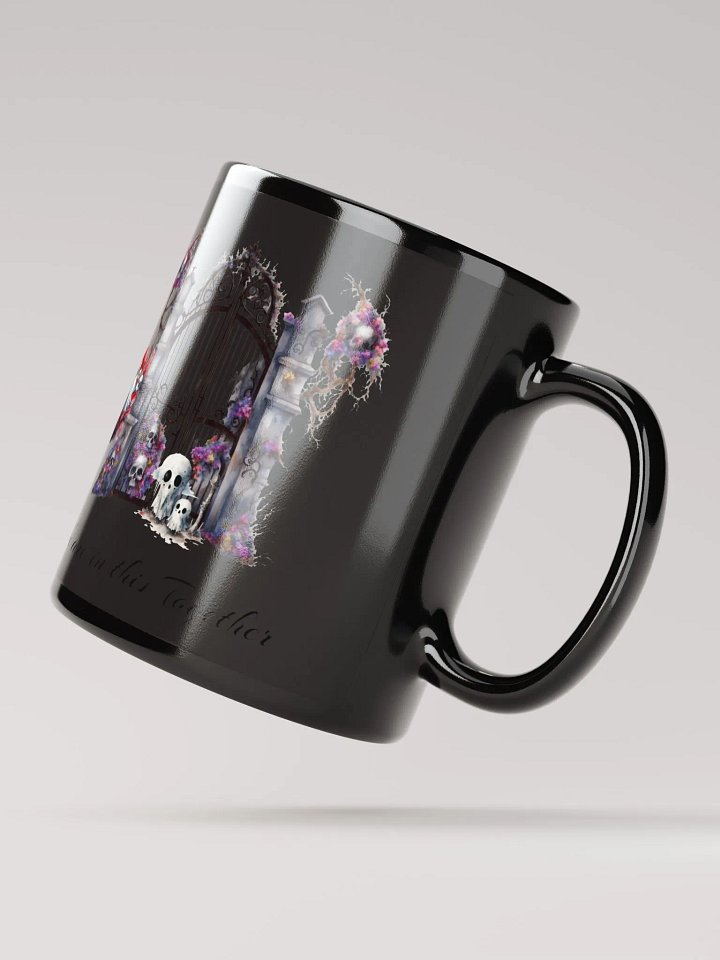 Skull Gate Black Glossy Mug product image (3)