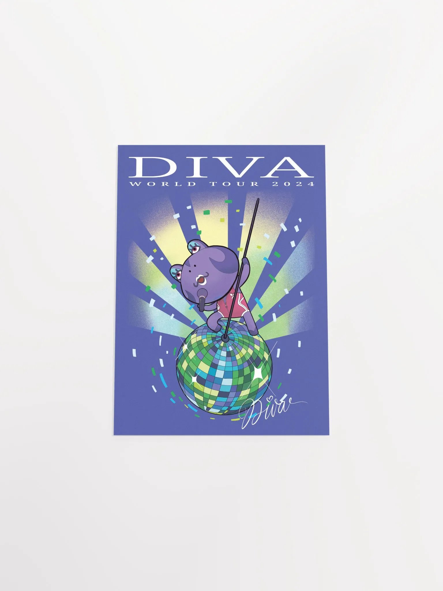 Diva World Tour 2024 Poster product image (4)