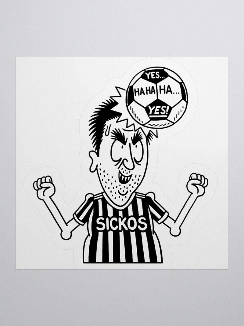 Sickos Soccer Character Sticker (3 Sizes)
