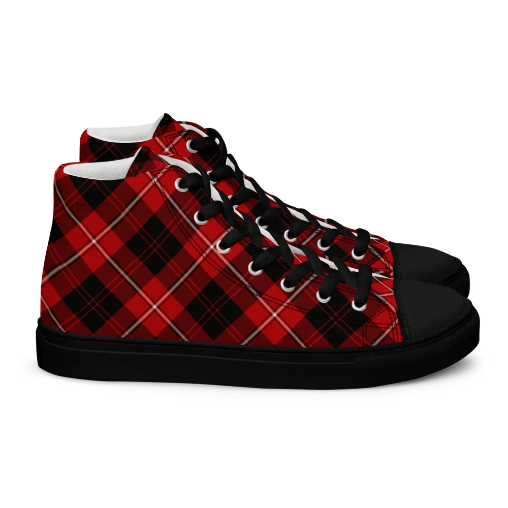 Cunningham Tartan Men's High Top Shoes product image (3)