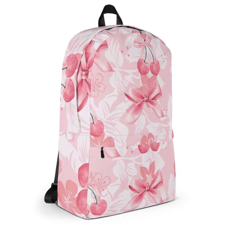 Cherry Bliss pink Backpack for feminine ladies and girls product image (11)