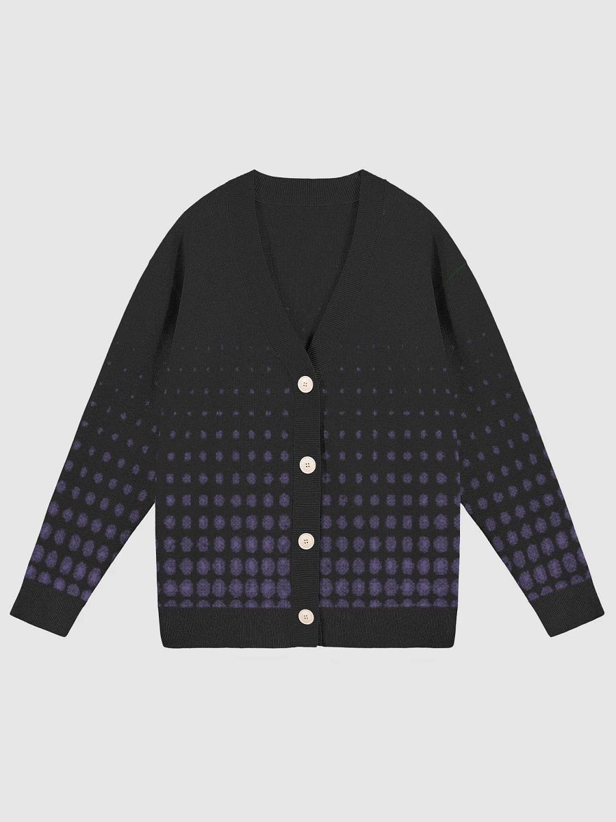 Purple Half Tone Cardigan Sweater product image (2)