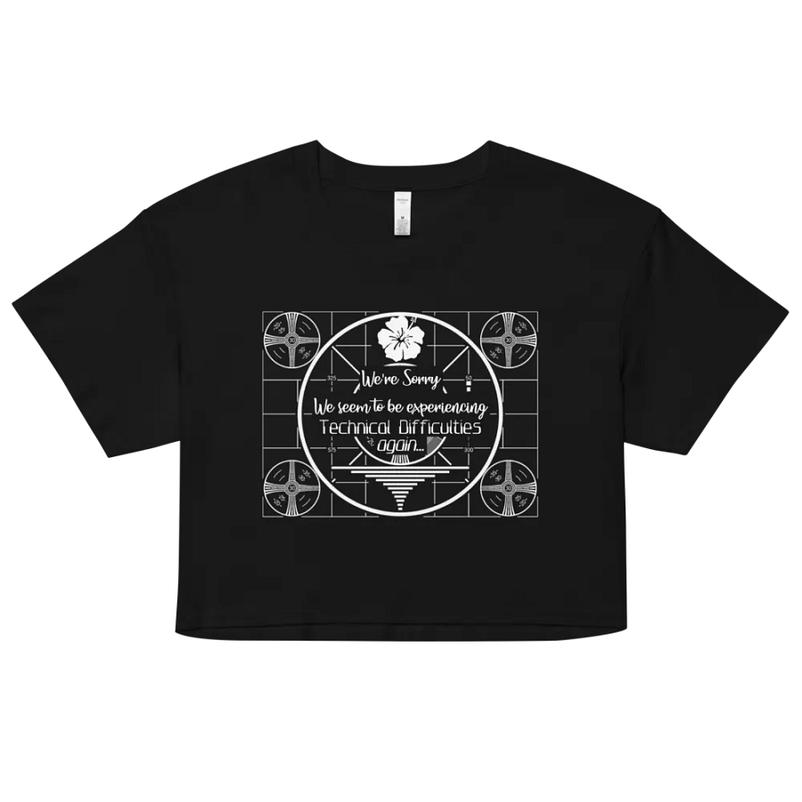 Technical Difficulties Crop Top - Dark product image (6)