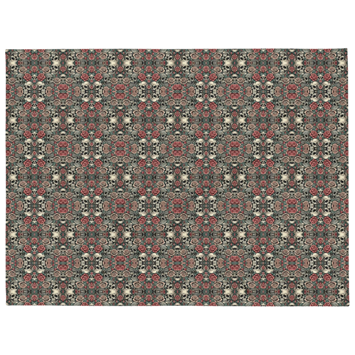Rho-9 Macabre Bloom throw blanket product image (1)