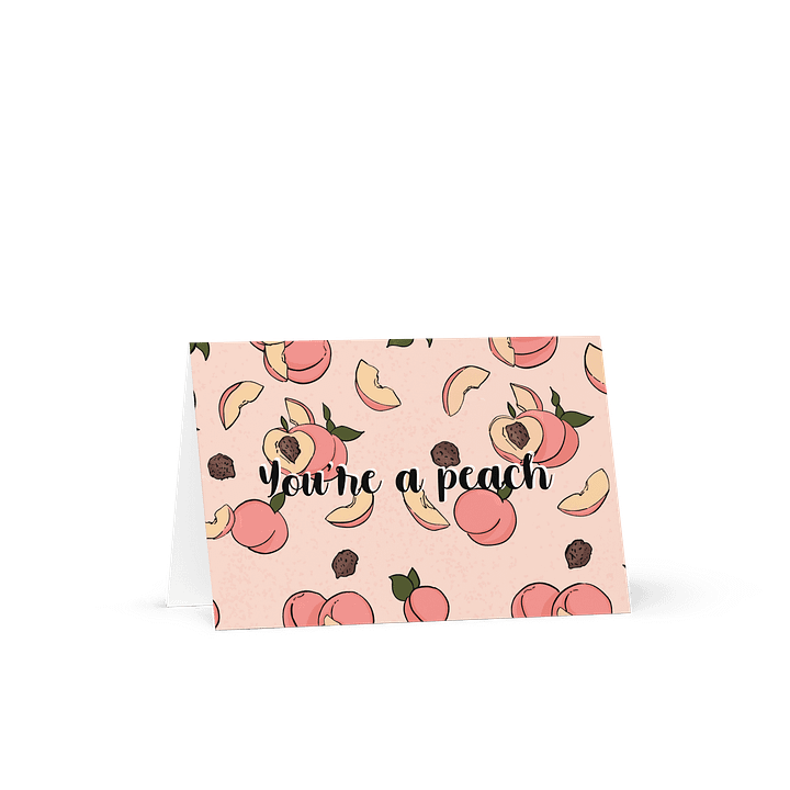 Peachy Greeting Card product image (1)