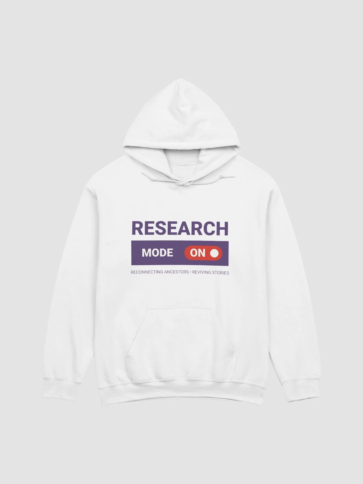 Research Mode ON - Light - Classic Hoodie product image (7)