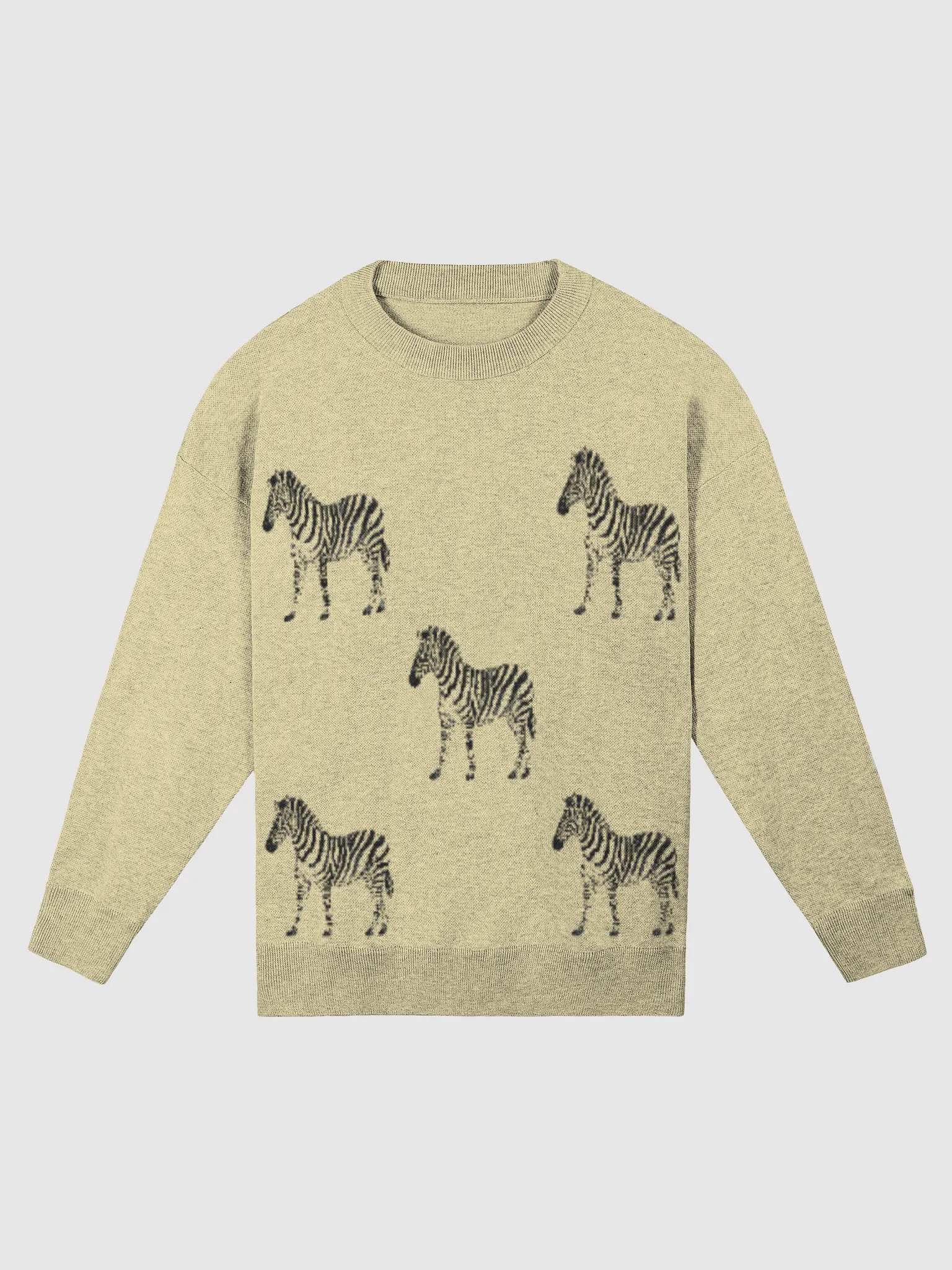 Mellow Yellow Zebra Sweater product image (1)