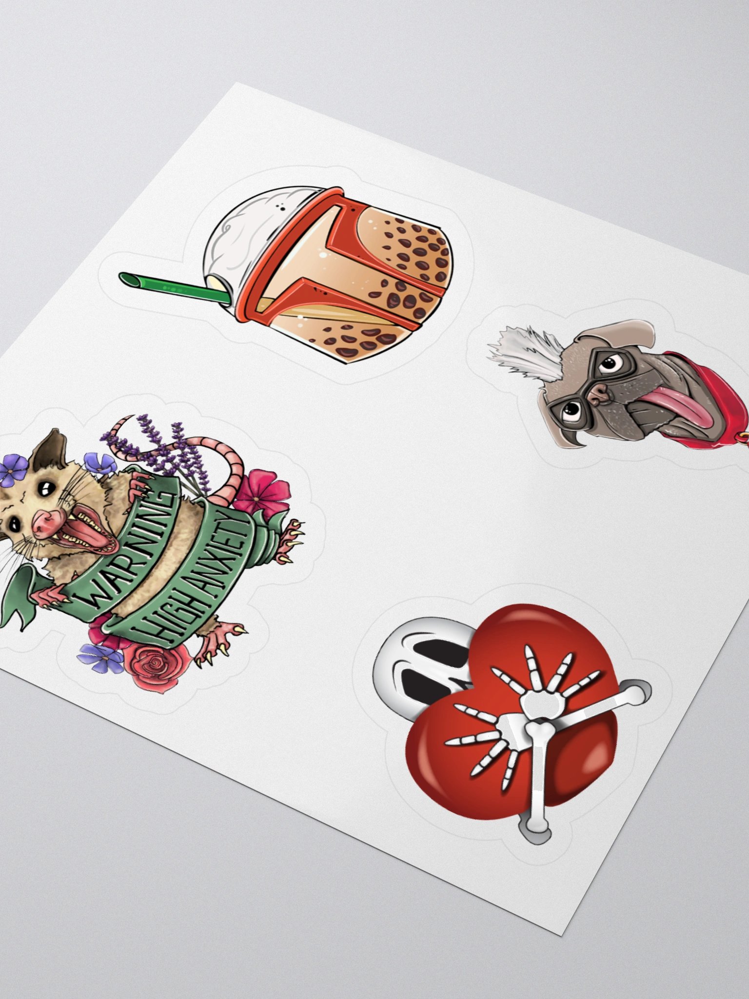 Whimsical Cartoon Stickers Set product image (9)