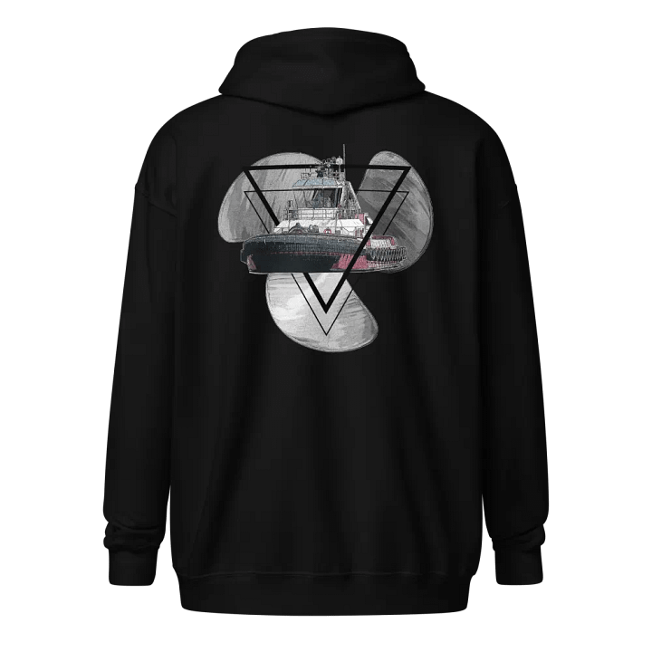 Three blade prop triangle Athena tug Zip Hoodie product image (1)