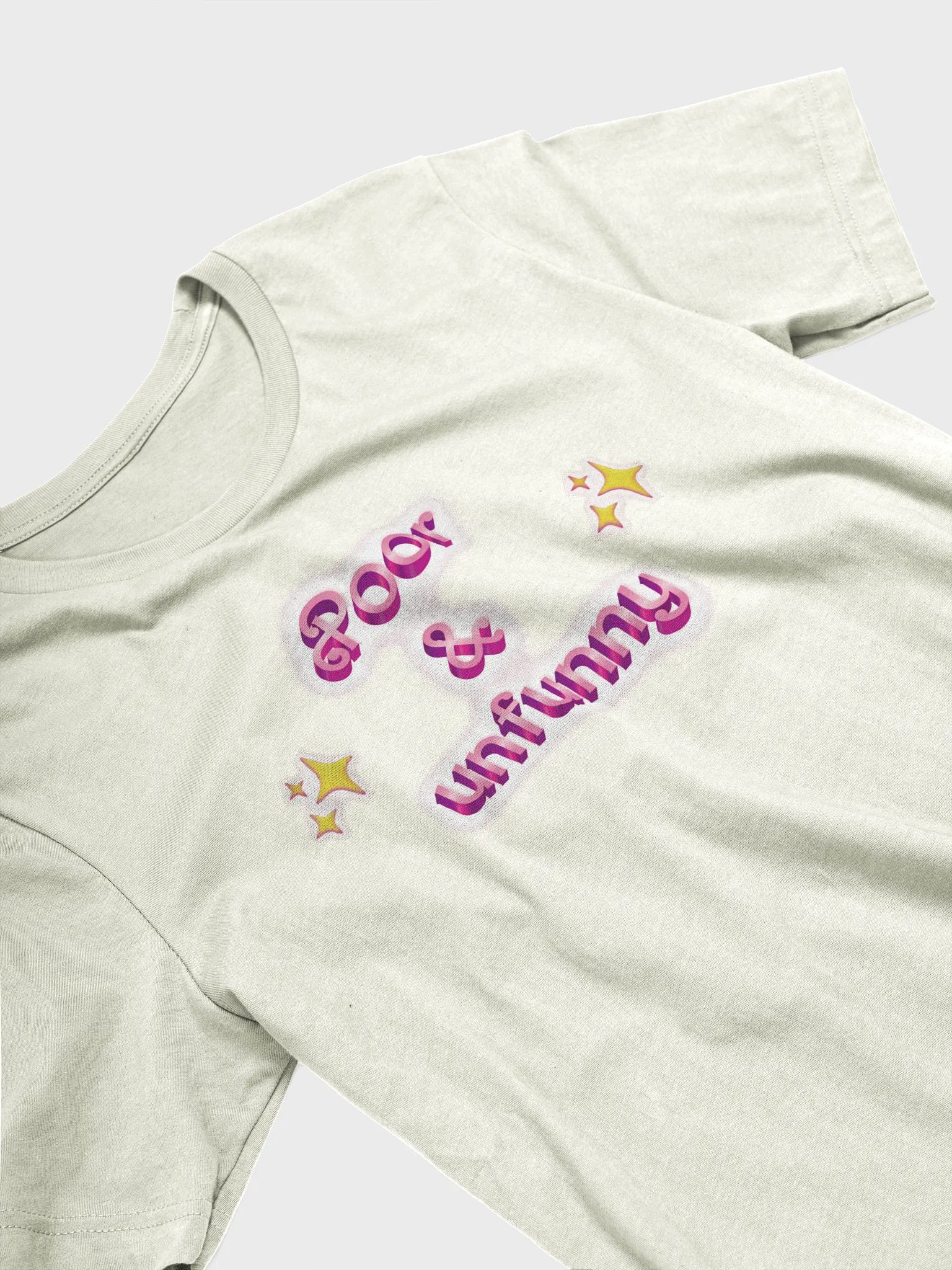 poor & unfunny Pastel Unisex Tee product image (3)