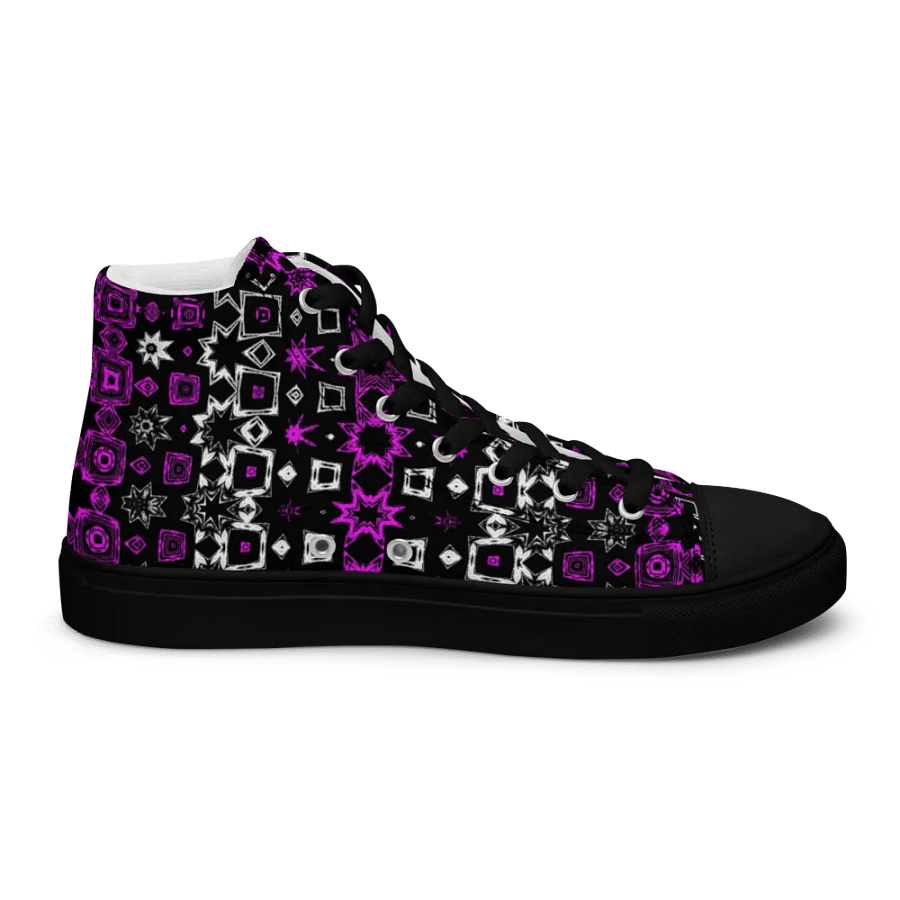 That Stars Pattern Ladies High Top Canvas Shoes product image (10)