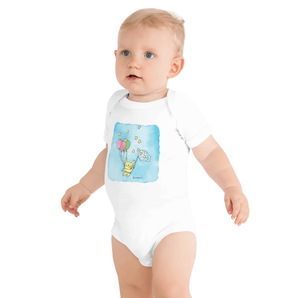 Starry Bunny Baby Onesie product image (11)