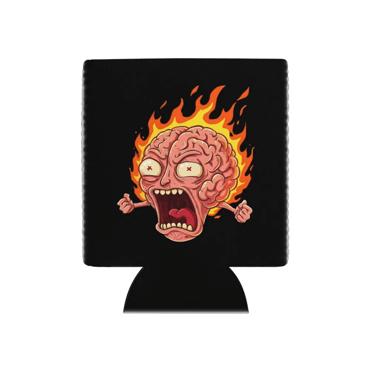 FLAMING BRAIN KOOZIE product image (1)