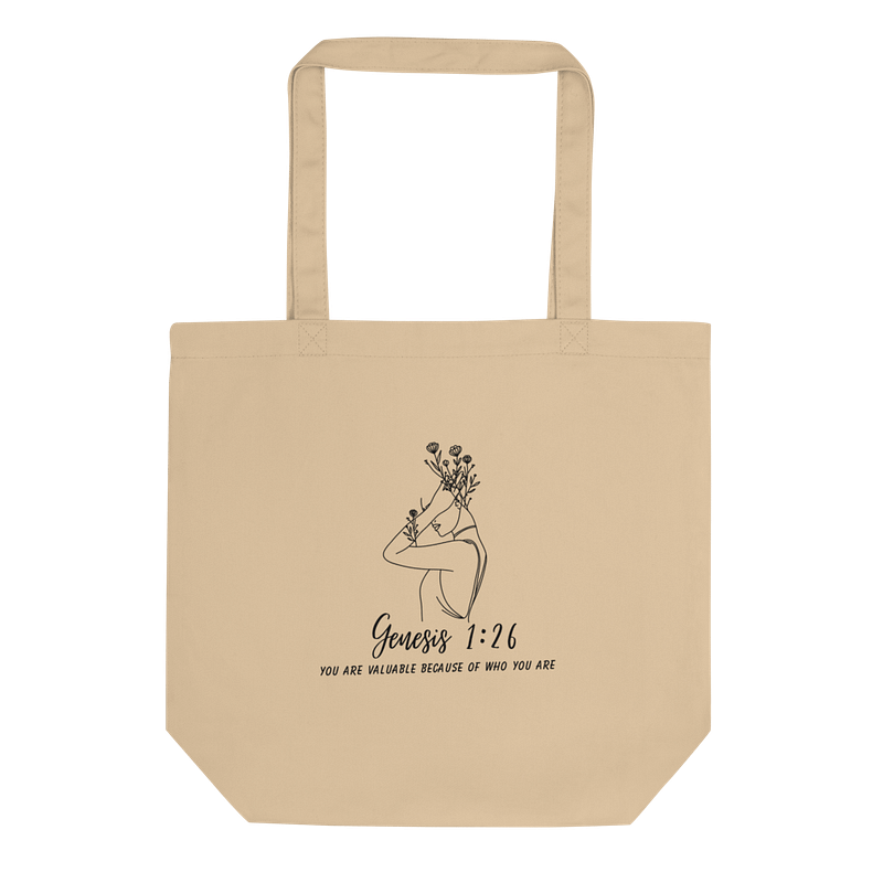 Genesis 1:26 Eco-Friendly Faith Tote Bag