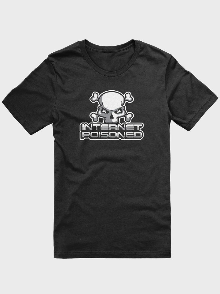 Internet Poisoned Y2K T-Shirt – Funny Goth Skull Meme Tee product image (1)