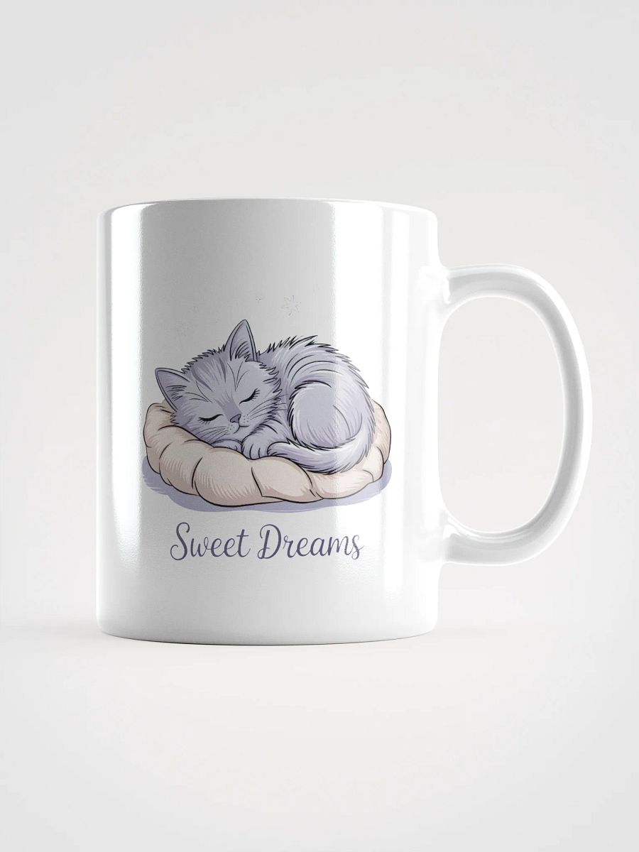 Sweet Dreams Kitten Mug | Cute Sleeping Cat Mug product image (1)