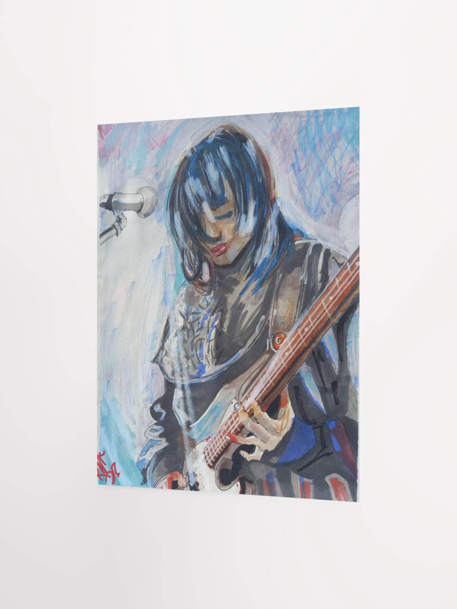 Art Poster Print: Her Bass Moves My Heart product image (2)