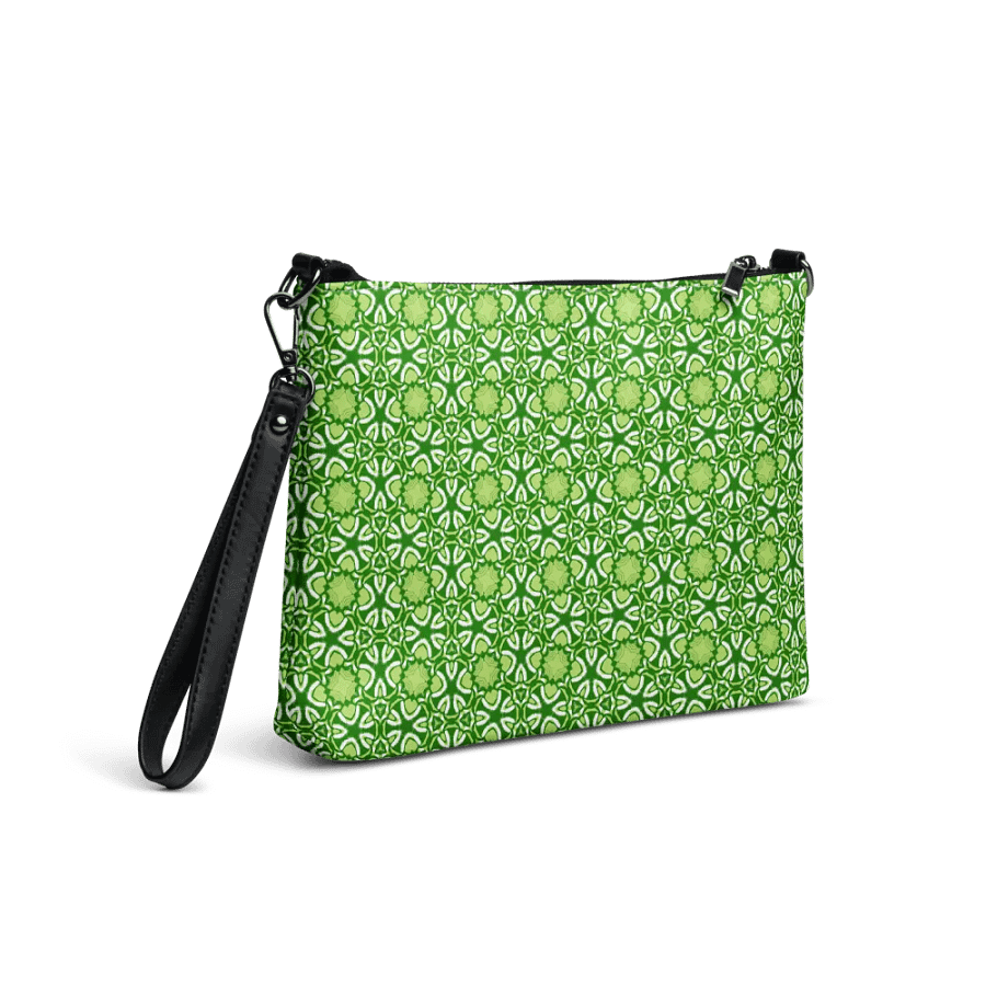 Symmetrical Green Floral Crossbody Bag product image (6)
