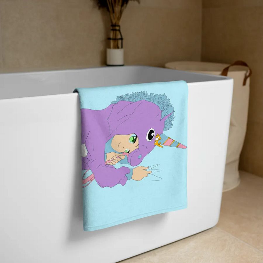 Pocky's Unicorn Onesie Daki Towel product image (3)