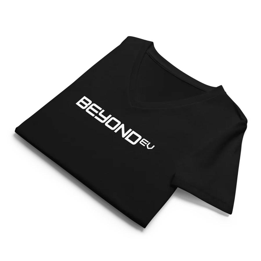 Womens Designer V-Neck - White Logo product image (8)