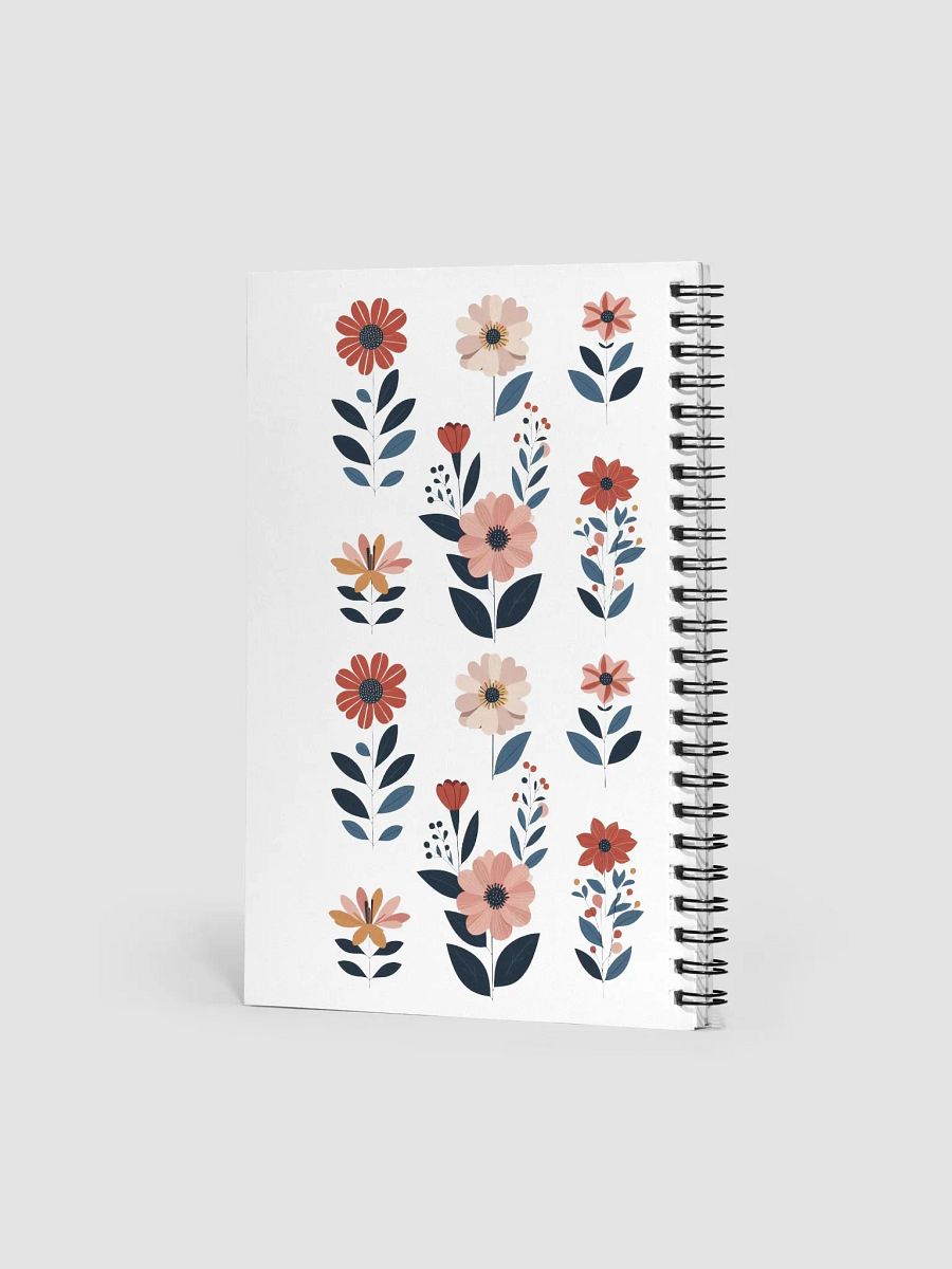 Geometric Floral Bliss Spiral Notebook product image (2)