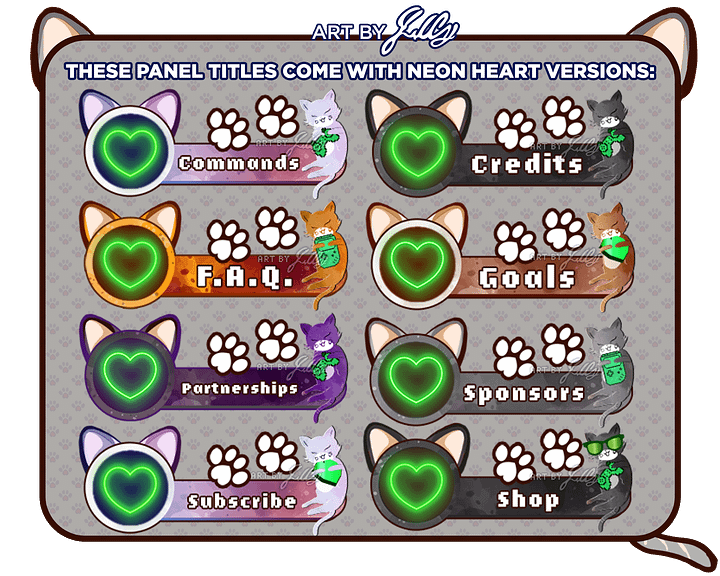 Gaming Kitty Streamer Panels product image (2)
