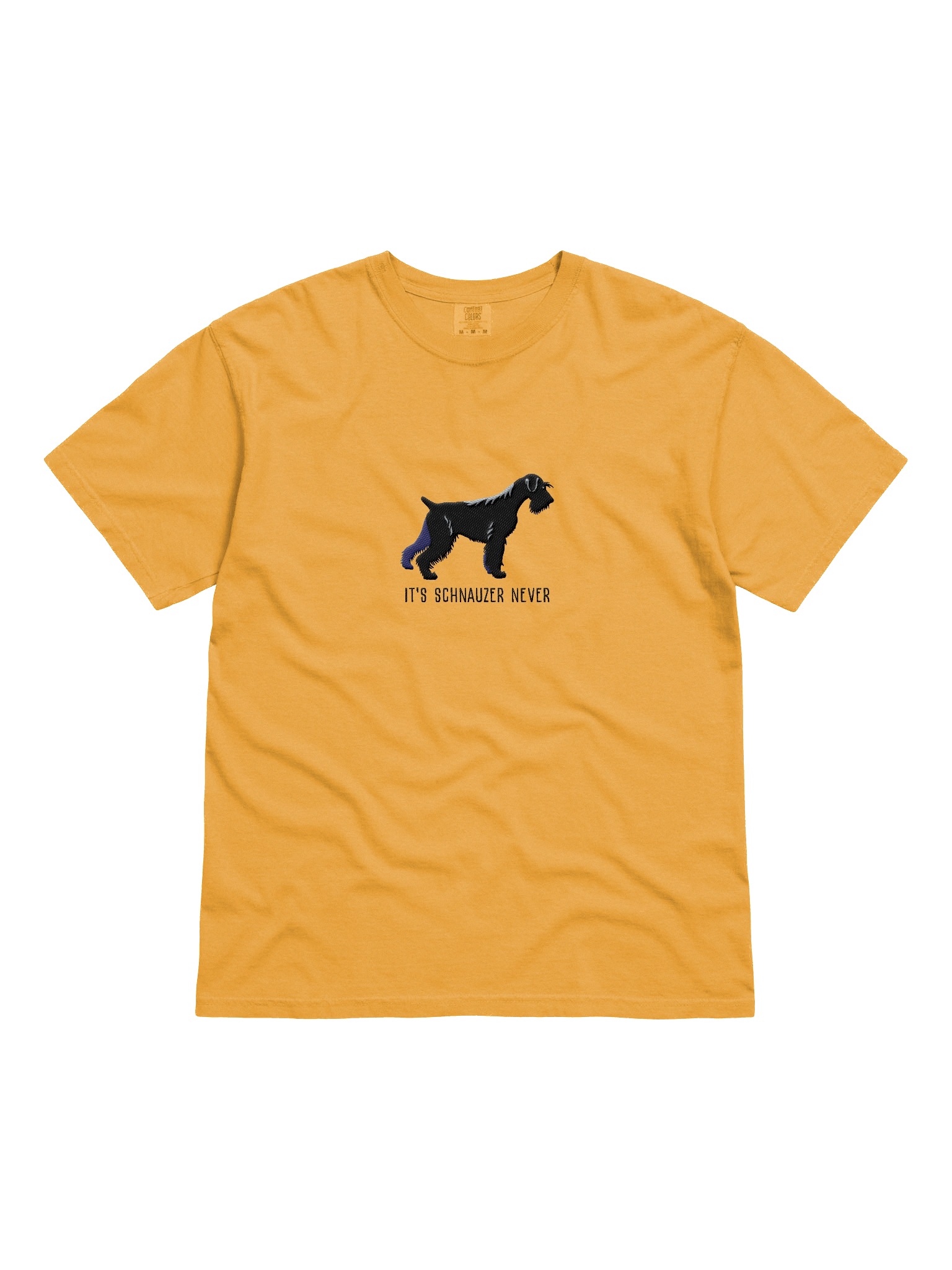 It's Schnauzer Never T-Shirt(Embroidered) of a Standard Schnauzer(Black) product image (21)