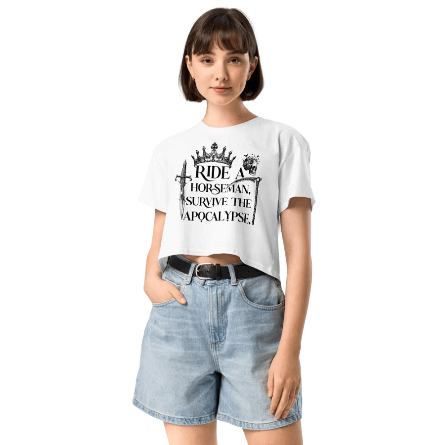 Ride a Horseman Women's Premium Crop Top product image (96)