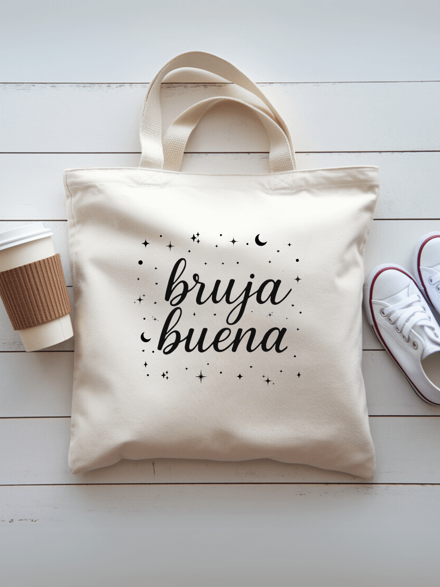 Bruja Buena Tote • Latina Witch Vibes Aesthetic Bag product image (1)