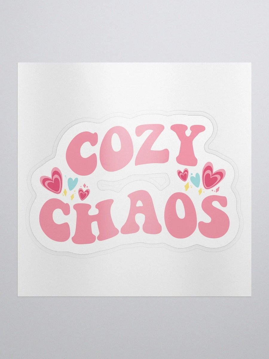 Cozy Chaos Sticker product image (1)