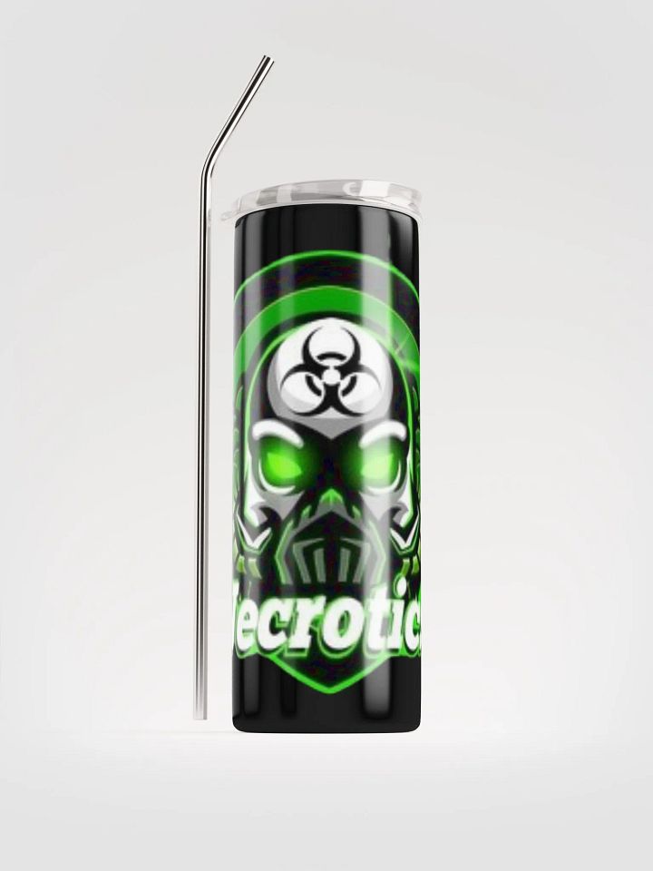 Necrotics Biohazard Skull Stainless Steel Tumbler product image (1)