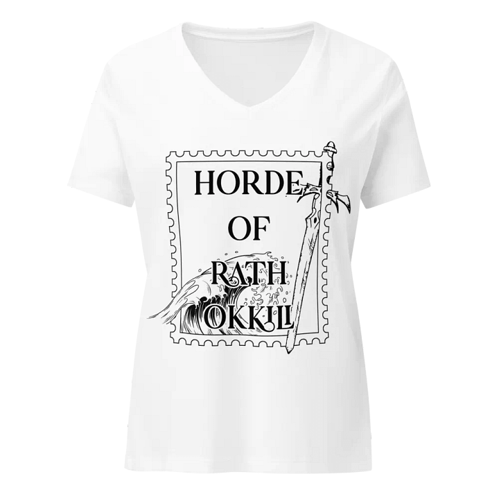 Rath Okkili Bella+Canvas Women's Relaxed V-Neck T-Shirt product image (1)