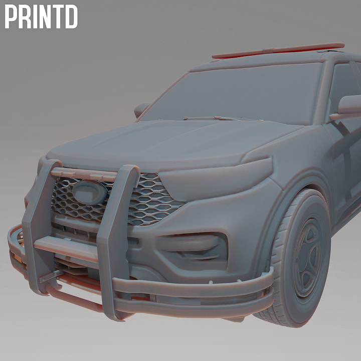 American Police Interceptor - Modern Warfare Wargame Resin Models Zona Alpha product image (1)