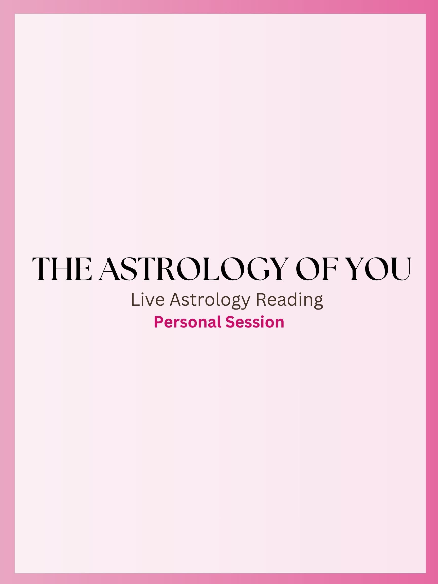 The Astrology of You | Live 1-Hour Astrology Reading product image (1)